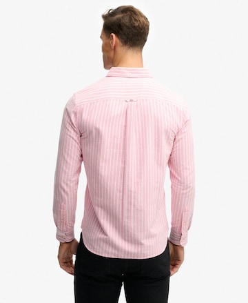 Fit confort Chemise 'Oxford Preppy' Superdry & Co en rose