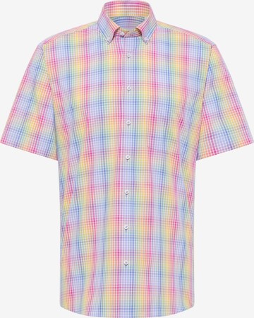 ETERNA Regular fit Button Up Shirt in Blue: front