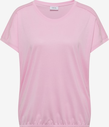 CECIL T-Shirt in Pink: Vorderseite