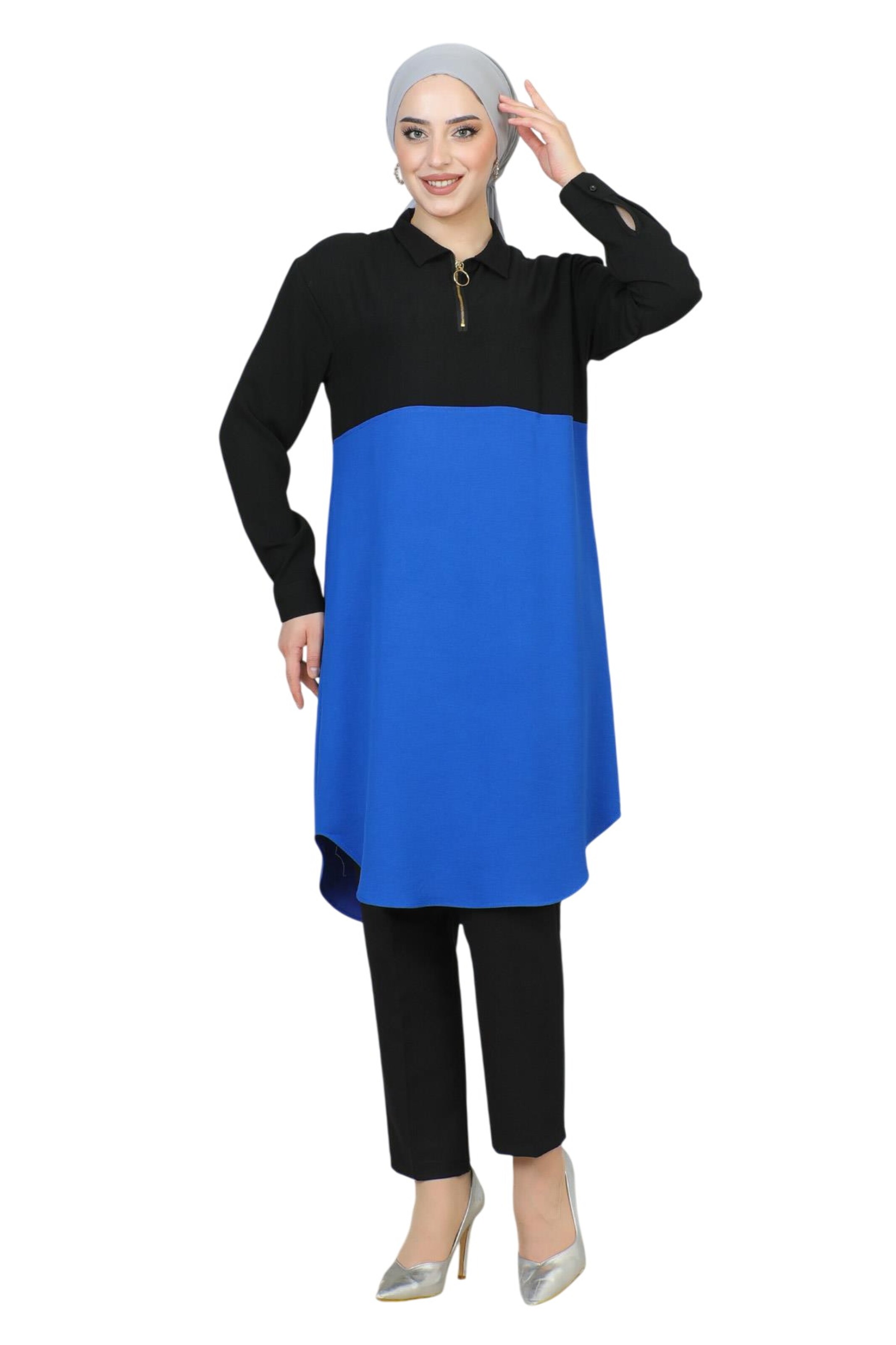 MODAMIHRAM Tunic in Blue