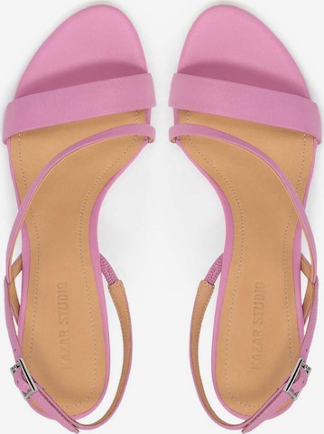Sandalo con cinturino di Kazar Studio in rosa