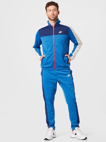 Nike Sportswear Joggingpak in Blauw: voorkant