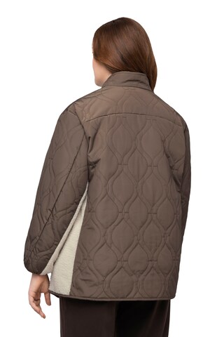 Ulla Popken Between-Season Jacket in Brown