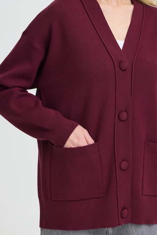 b.young Knit cardigan in Blue