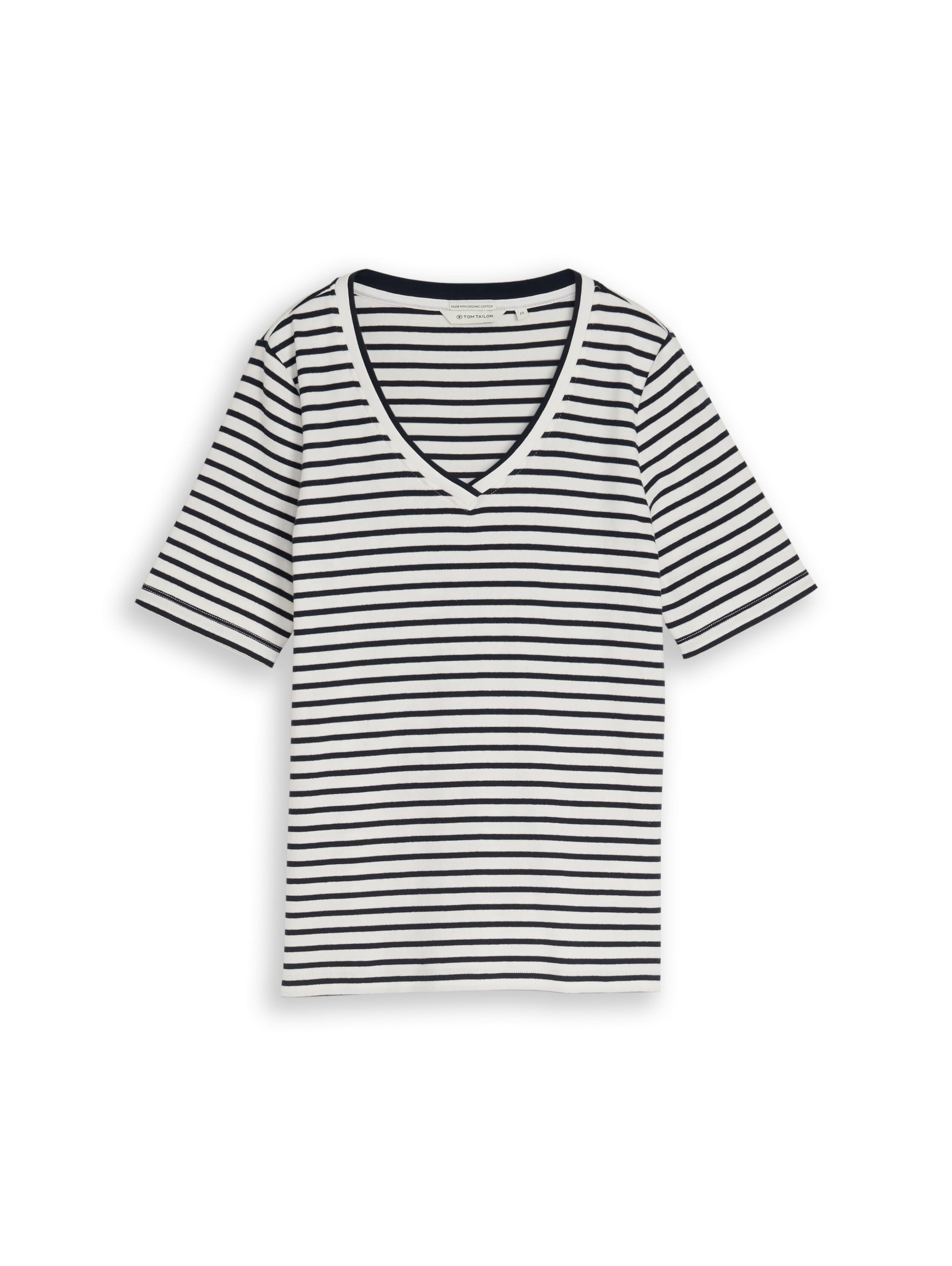 TOM TAILOR T-Shirt in Schwarz: Vorderseite