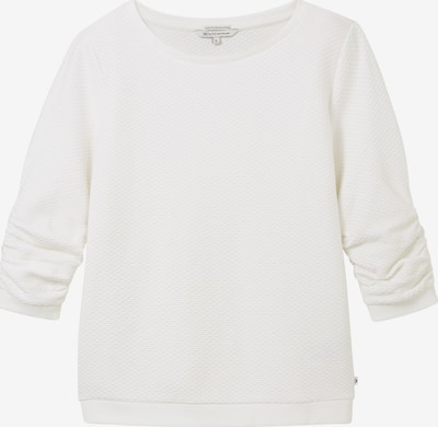TOM TAILOR DENIM Sweat-shirt en XL en blanc cassé, Vue avec produit