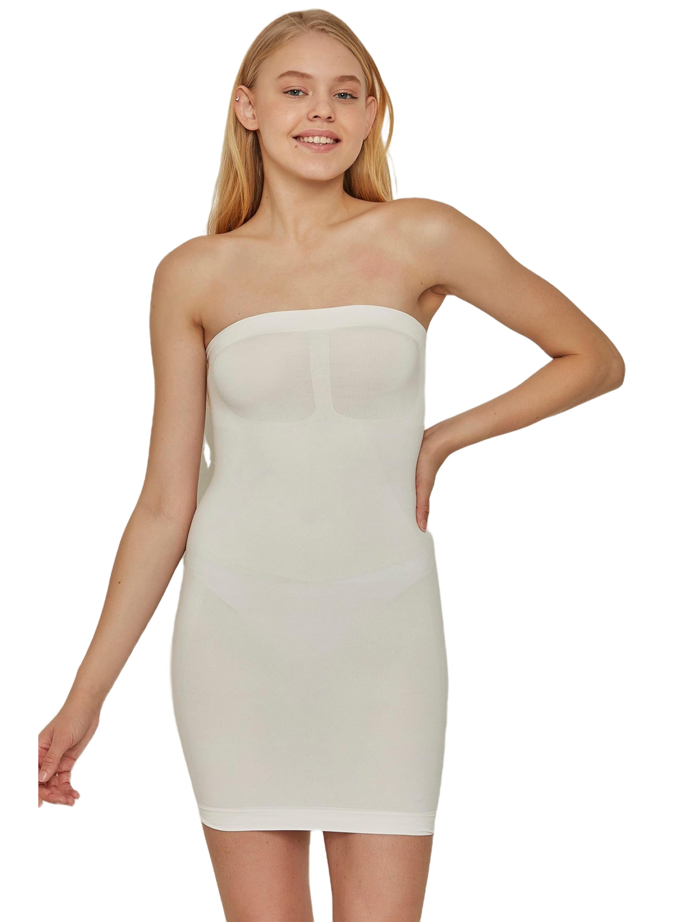 C&City Miederkleid in Weiß: Vorderseite