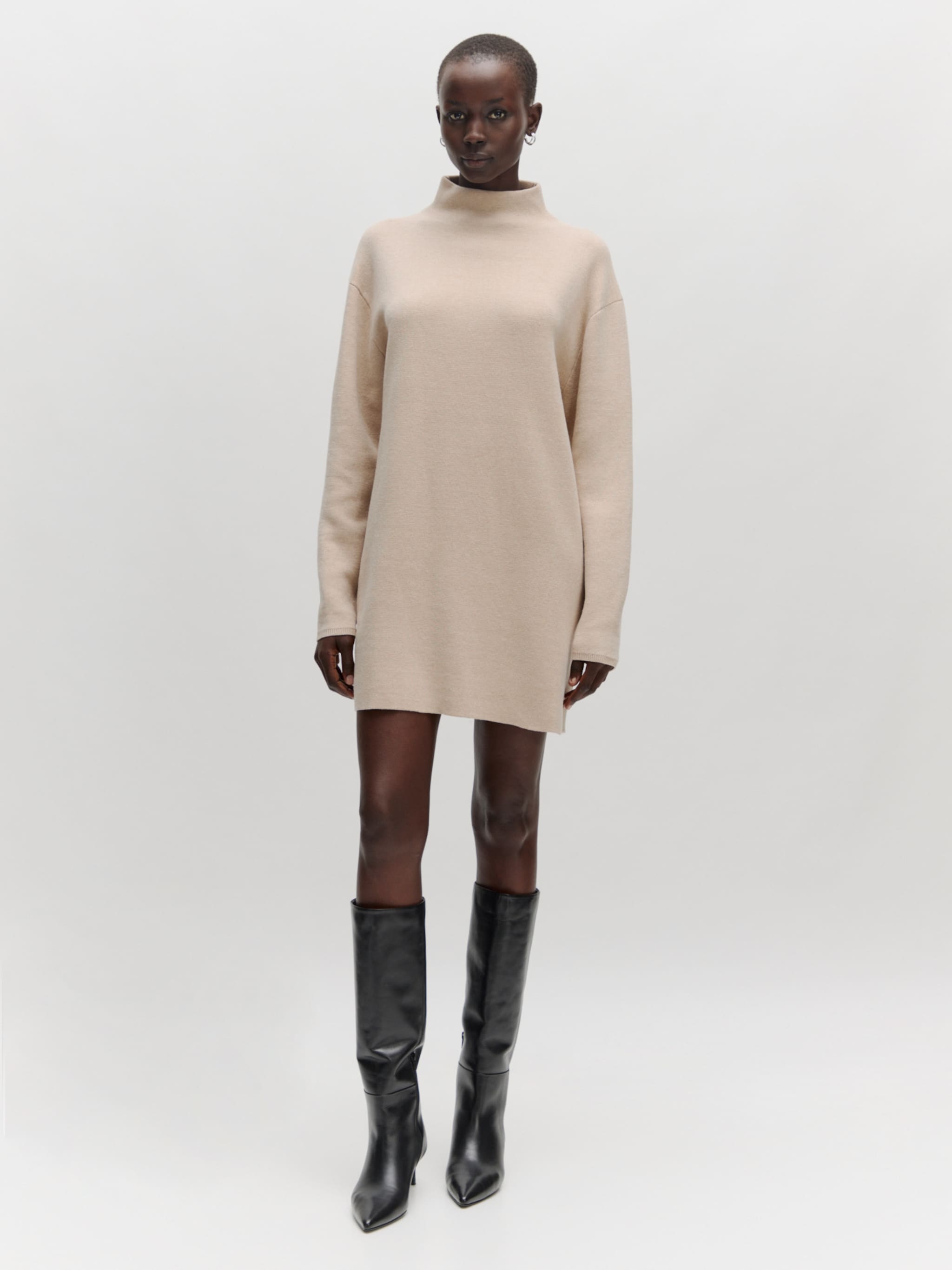 EDITED Produkte Kleid 'Ola' beigemeliert