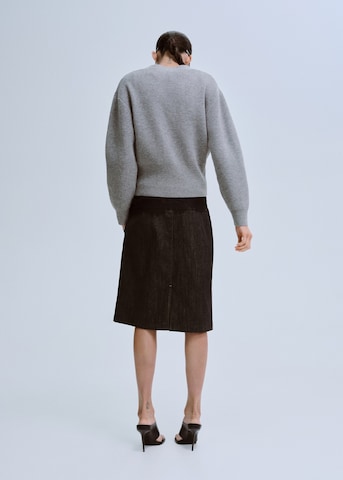 MANGO Knit Cardigan 'jarabe' in Grey