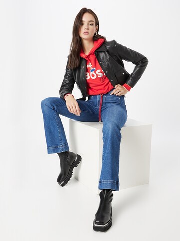 Sweat-shirt 'Eloria' BOSS Black en rouge