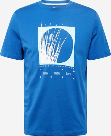 s.Oliver T-Shirt in Blau: predná strana