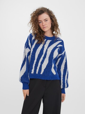 VERO MODA Sweater 'Belle' in Blue: front