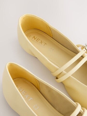 Ballerines à lanières 'Forever Comfort®' Next en jaune