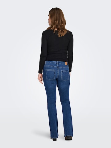 Only Maternity Flared Jeans 'OLMBlush' i blå