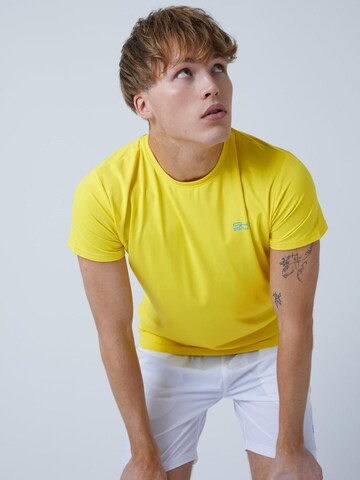 SPORTKIND Performance shirt 'Rundhals' in Yellow