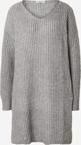 SublevelPletena haljina - siva boja: prednji dio