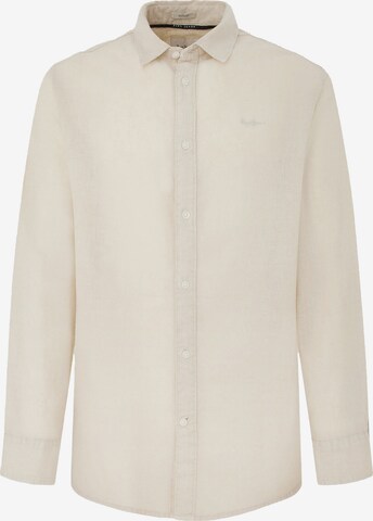 Pepe Jeans Regular fit Overhemd 'PAYTTON' in Beige: voorkant