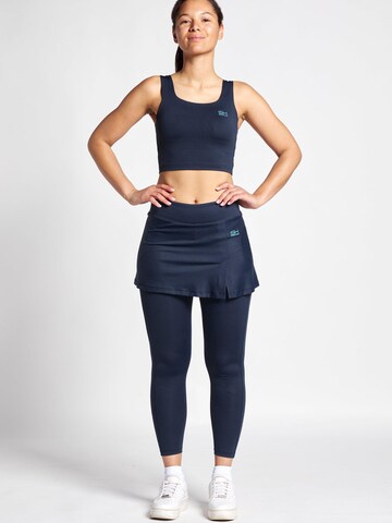SPORTKIND Sportrok '2-in-1 Skirt with Long Leggings / Skapri' in Blauw