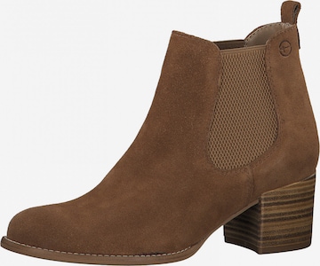 TAMARIS Chelsea Boots in Braun: predná strana