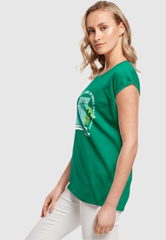ABSOLUTE CULT Shirt 'The Mandalorian - Galaxy's Greetings' in Green