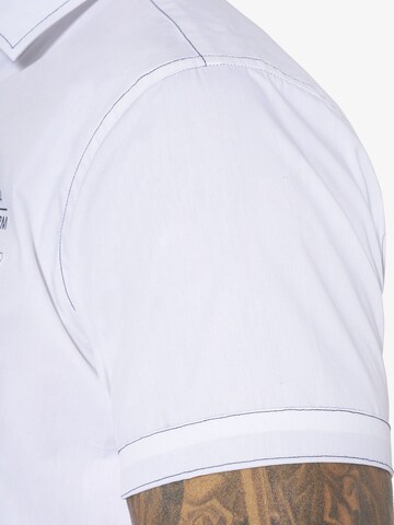 Jan Vanderstorm Comfort Fit Hemd 'Henoch' in Blau