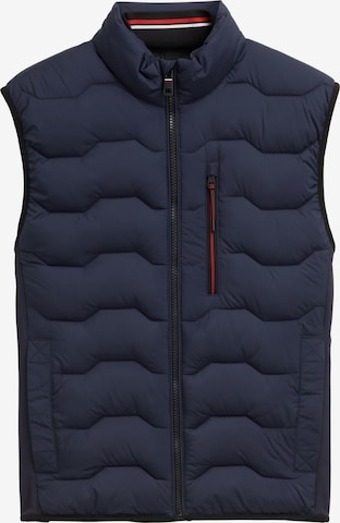 Gilet TOM TAILOR en bleu : devant