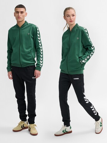 Hummel Athletic Zip-Up Hoodie in Green