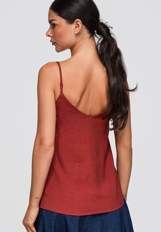 Ombre Shirt in Rood