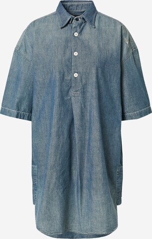 Robe-chemise G-Star RAW en bleu : devant