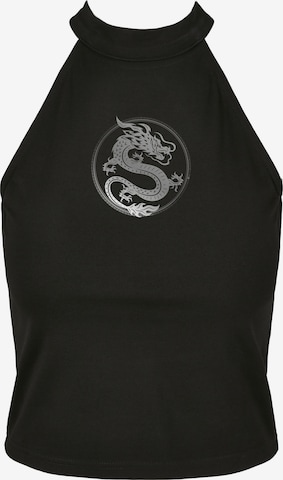 Mister Tee Top 'Dragon' in Schwarz: Vorderseite
