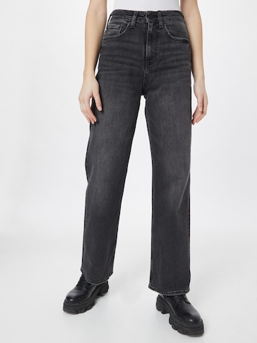 AG Jeans Wide leg Jeans 'ALEXXIS' in Zwart: voorkant