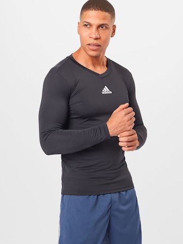 ADIDAS SPORTSWEAR Performance Shirt 'Team Base' in Black: front