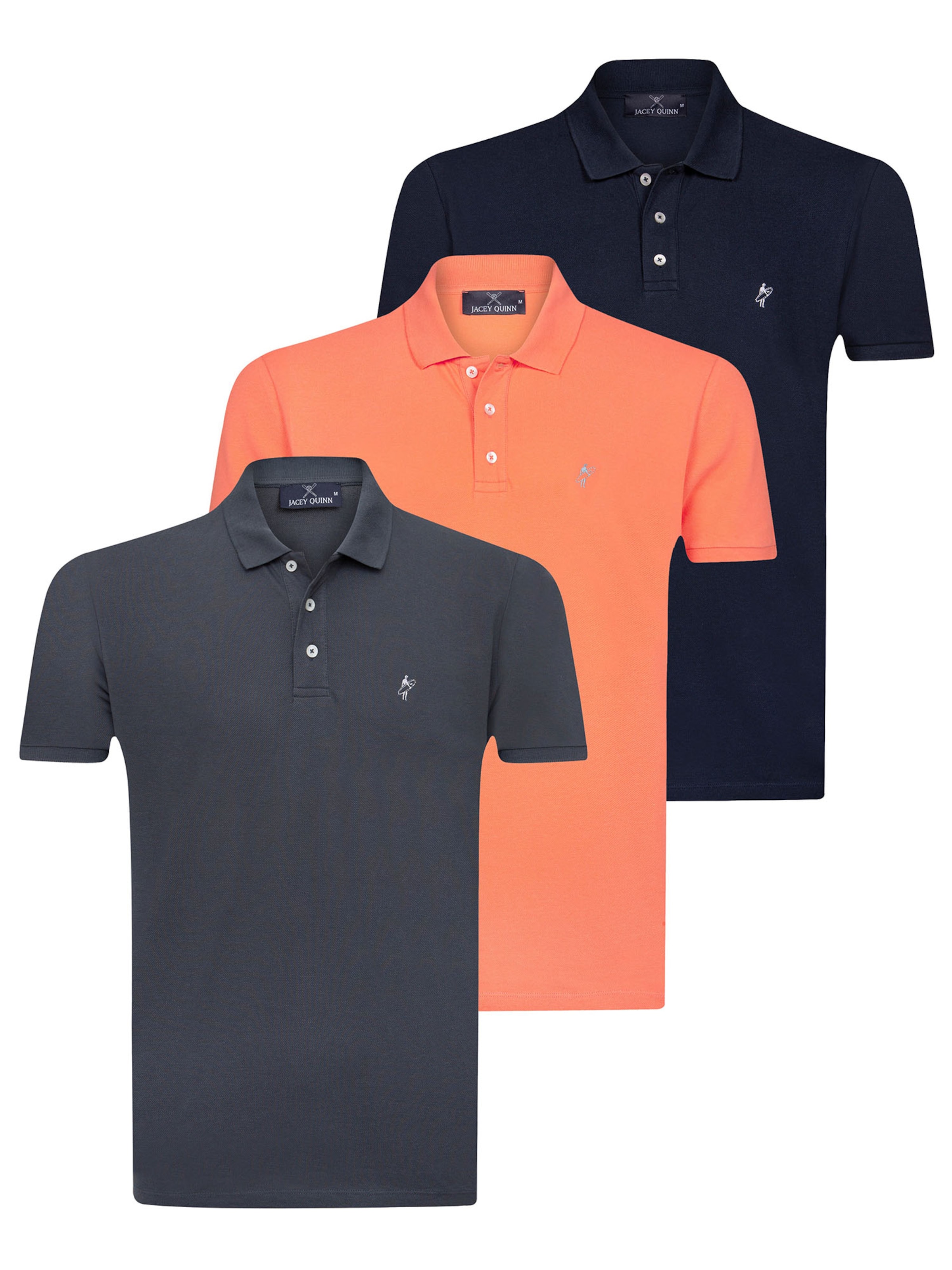 Jacey Quinn Shirt in Grey / Peach / Black / White, Item view