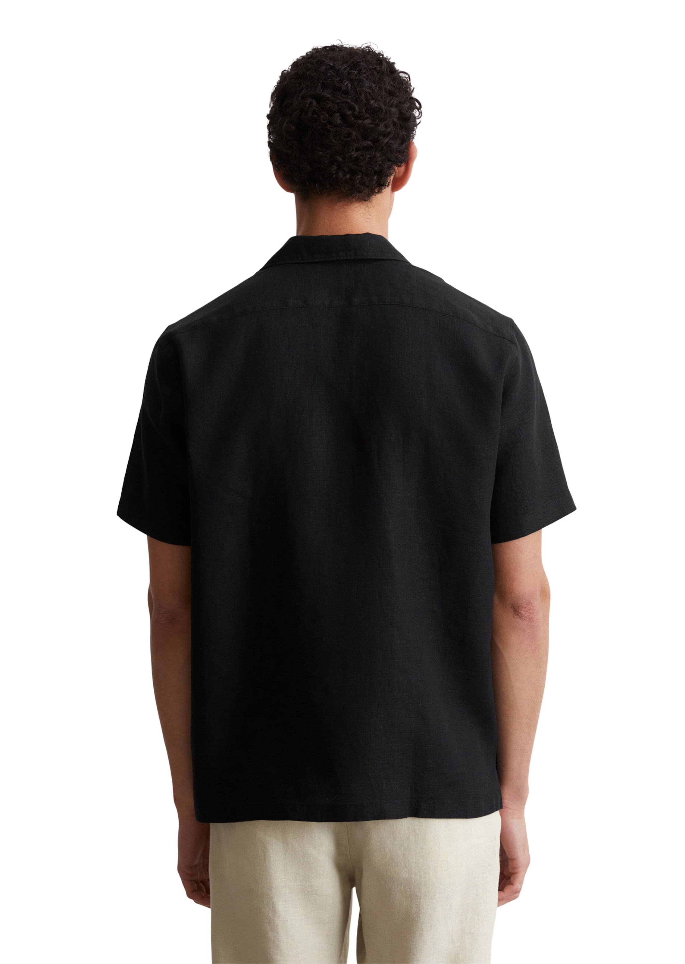 Marc O'Polo Regular Fit Hemd in Schwarz