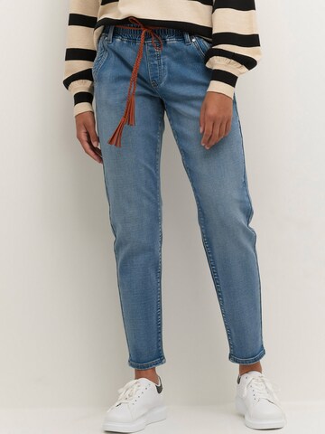 Cream Regular Jeans 'Stacia' in Blue: front