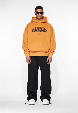MJ Gonzales Sweatshirt 'Rising' in Orange
