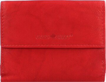 GREENBURRY Wallet in Red: front