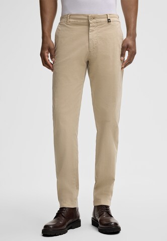 STRELLSON Regular Broek 'Tius' in Beige: voorkant