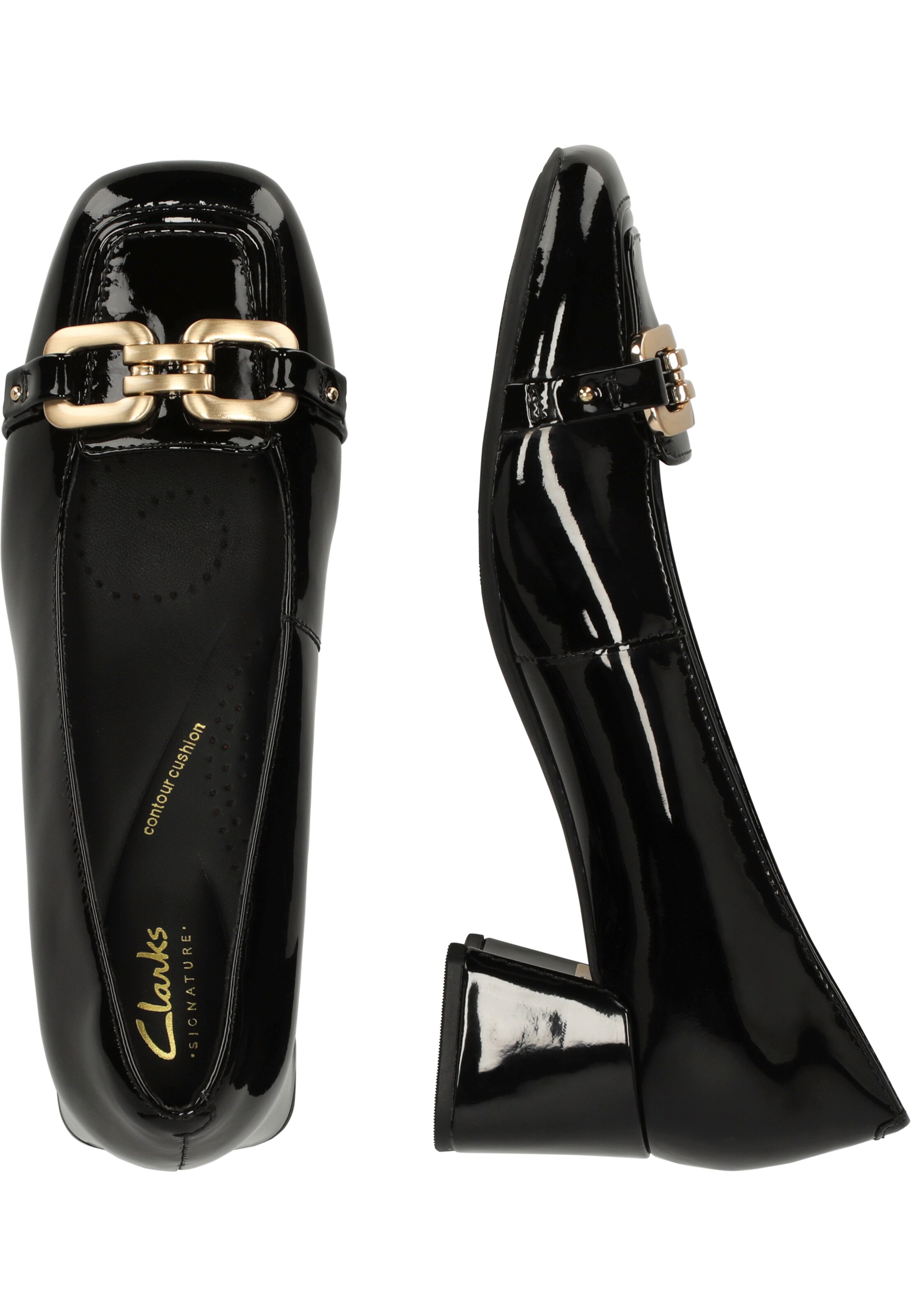 CLARKS Pumps 'Nyta45 Court' in Zwart