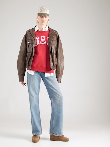 GAP Sweatshirt 'LOVE' in Rot