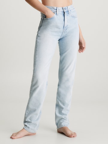 Calvin Klein Jeans - Regular Calças de ganga 'Authentic' em azul: frente