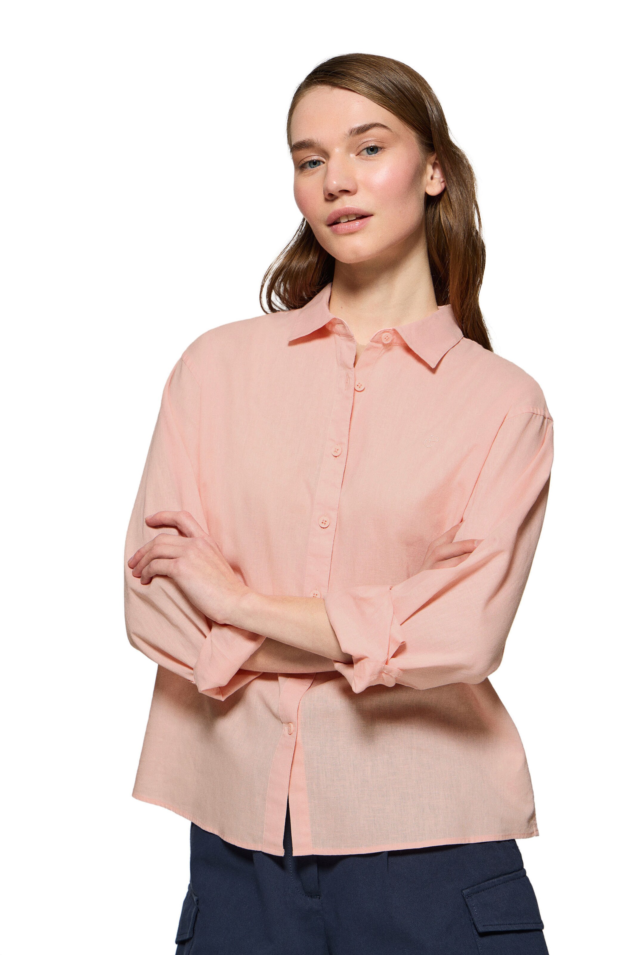 Polo Club Blouse in Orange: front