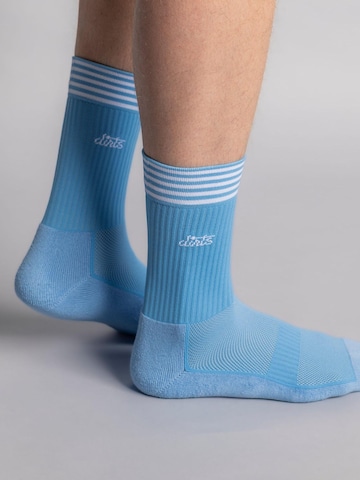 Dirts Sportsocken 'Striped Athletic Socks'‌‌‌‌‌‌ in Blau