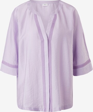 s.Oliver BLACK LABEL Blouse in Purple: front