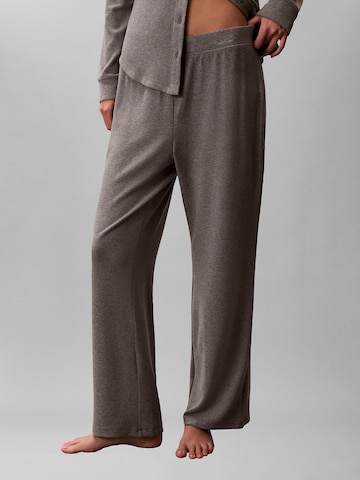 Pantalon de pyjama Calvin Klein en gris : devant