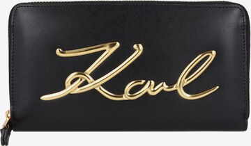 Porte-monnaies Karl Lagerfeld en noir : devant