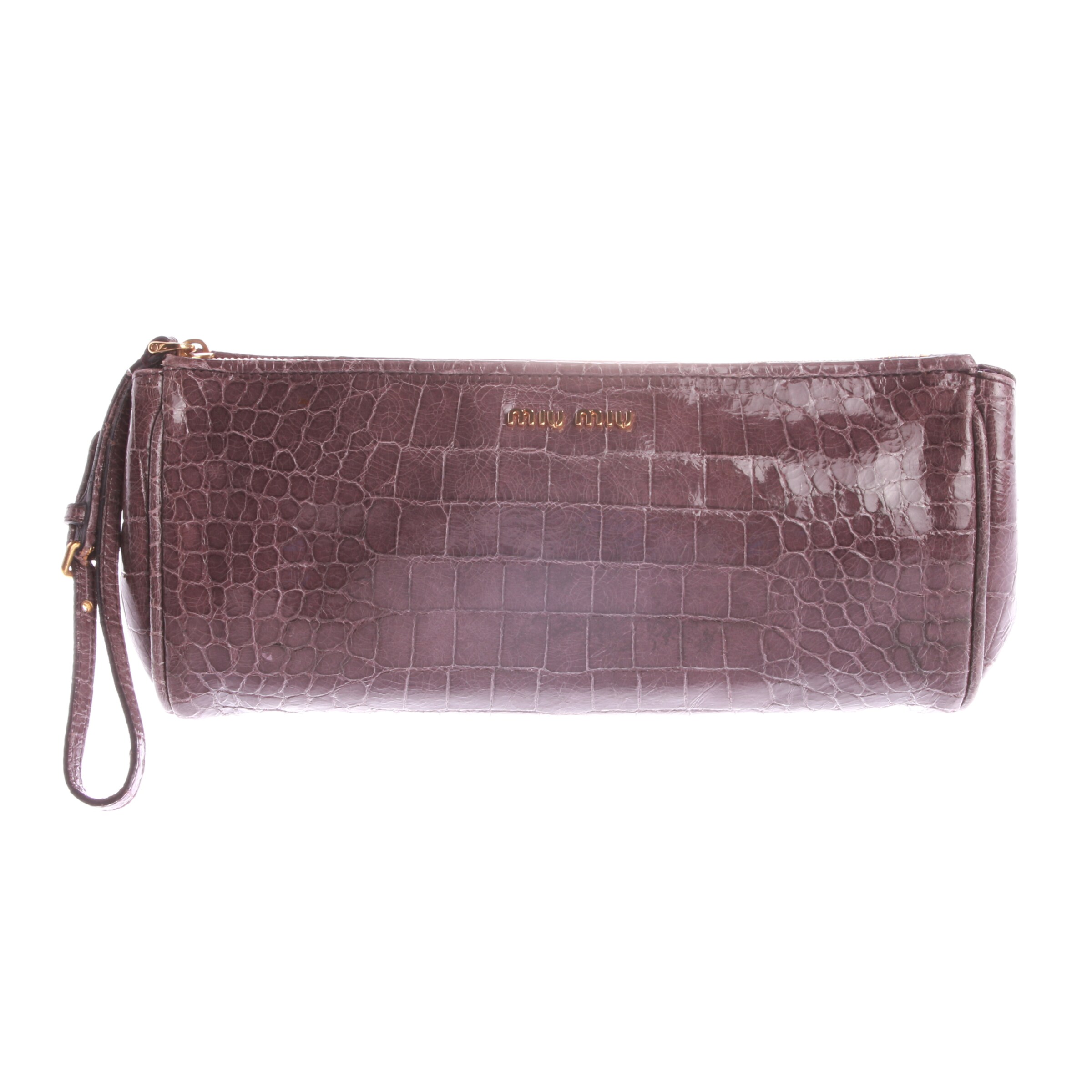 Miu Miu Clutch in One Size in lila, Produktansicht