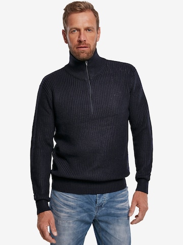 Brandit Sweater in Blue: front