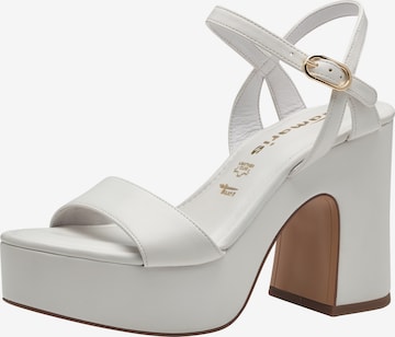 TAMARIS Sandals in White: front