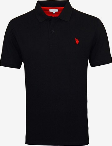 T-Shirt U.S. POLO ASSN. en noir : devant